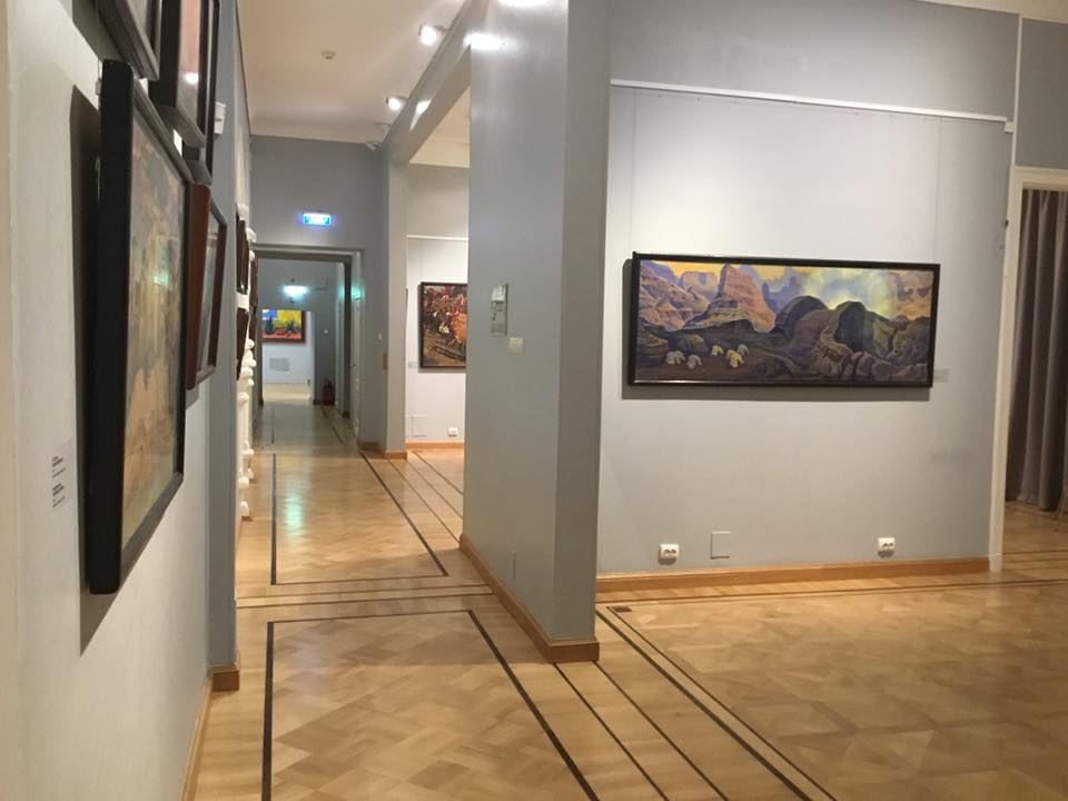 открытие экспозиции в музее рерихов